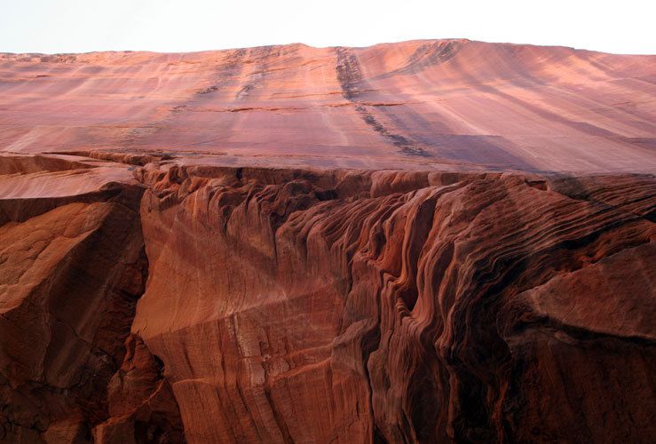 rock wall, buckskin gulch, utah