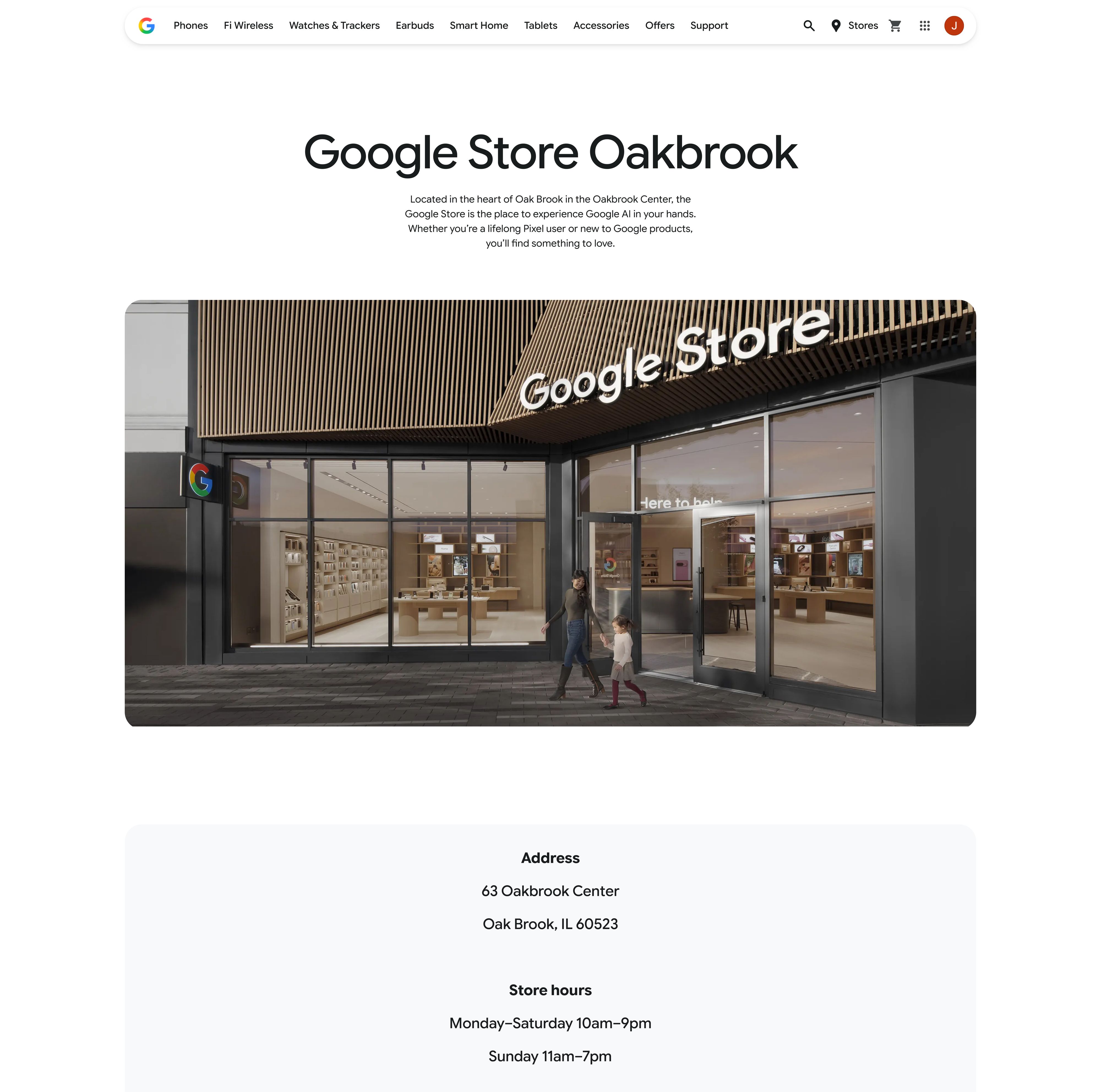Google Store in Oak Brook