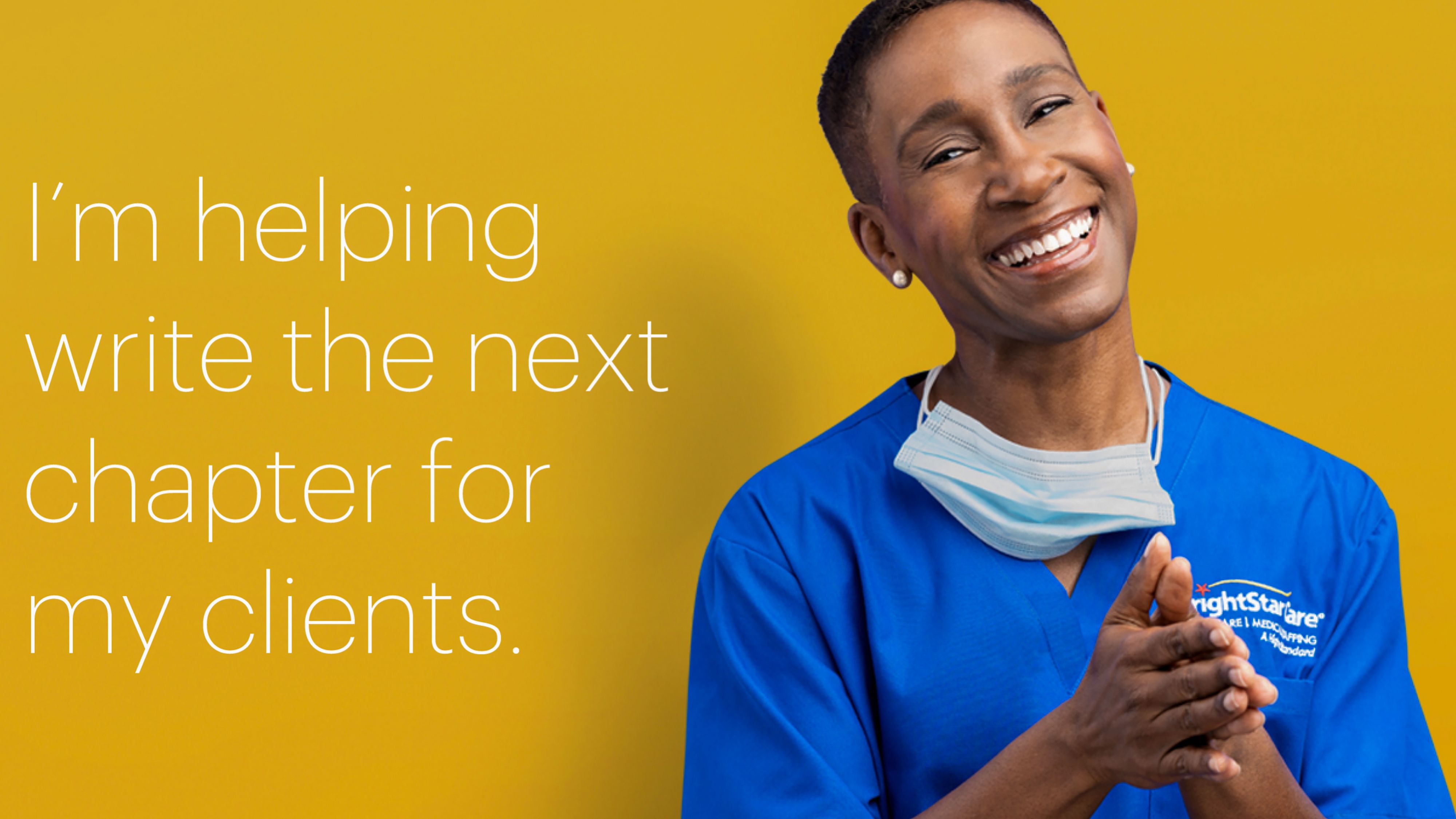 Brightstar care ad campaign.