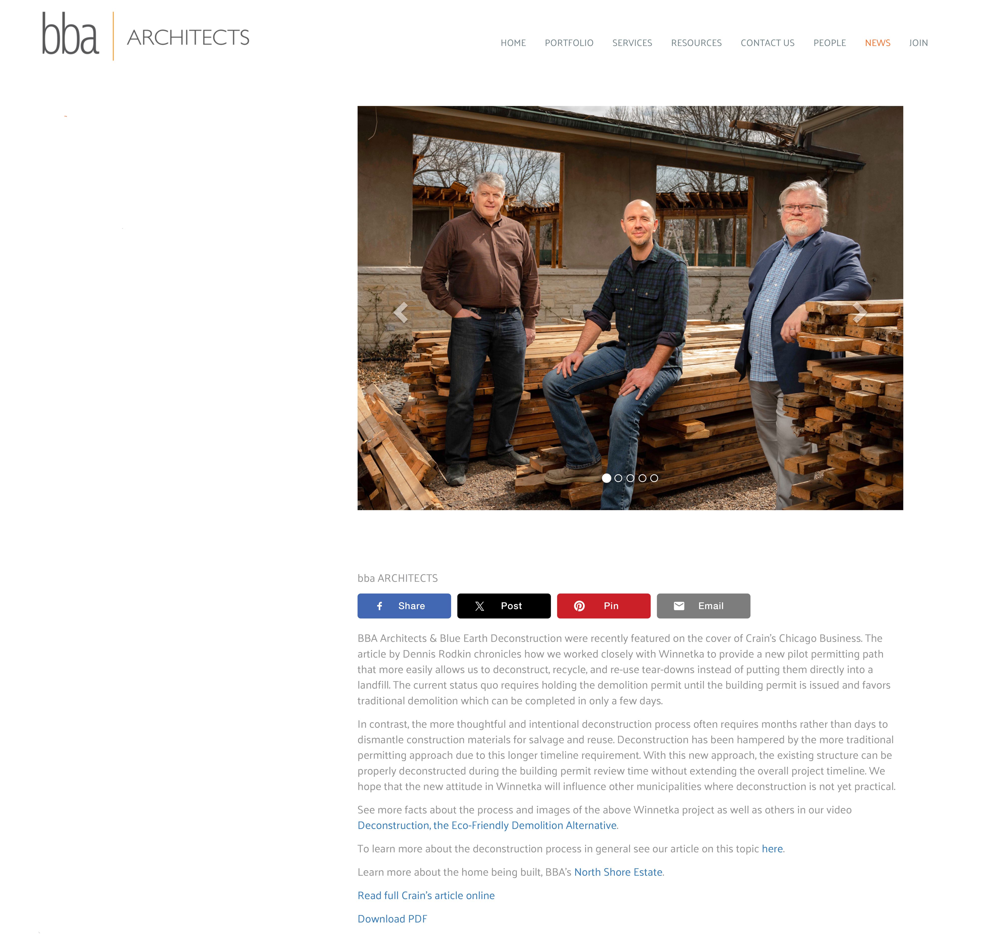 Don’t Demolish that house. Dismantle it |BBA Architects