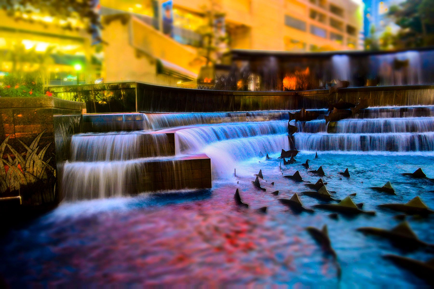 Digital PhotographToronto, Ontario, Canada A Waterfall of Color