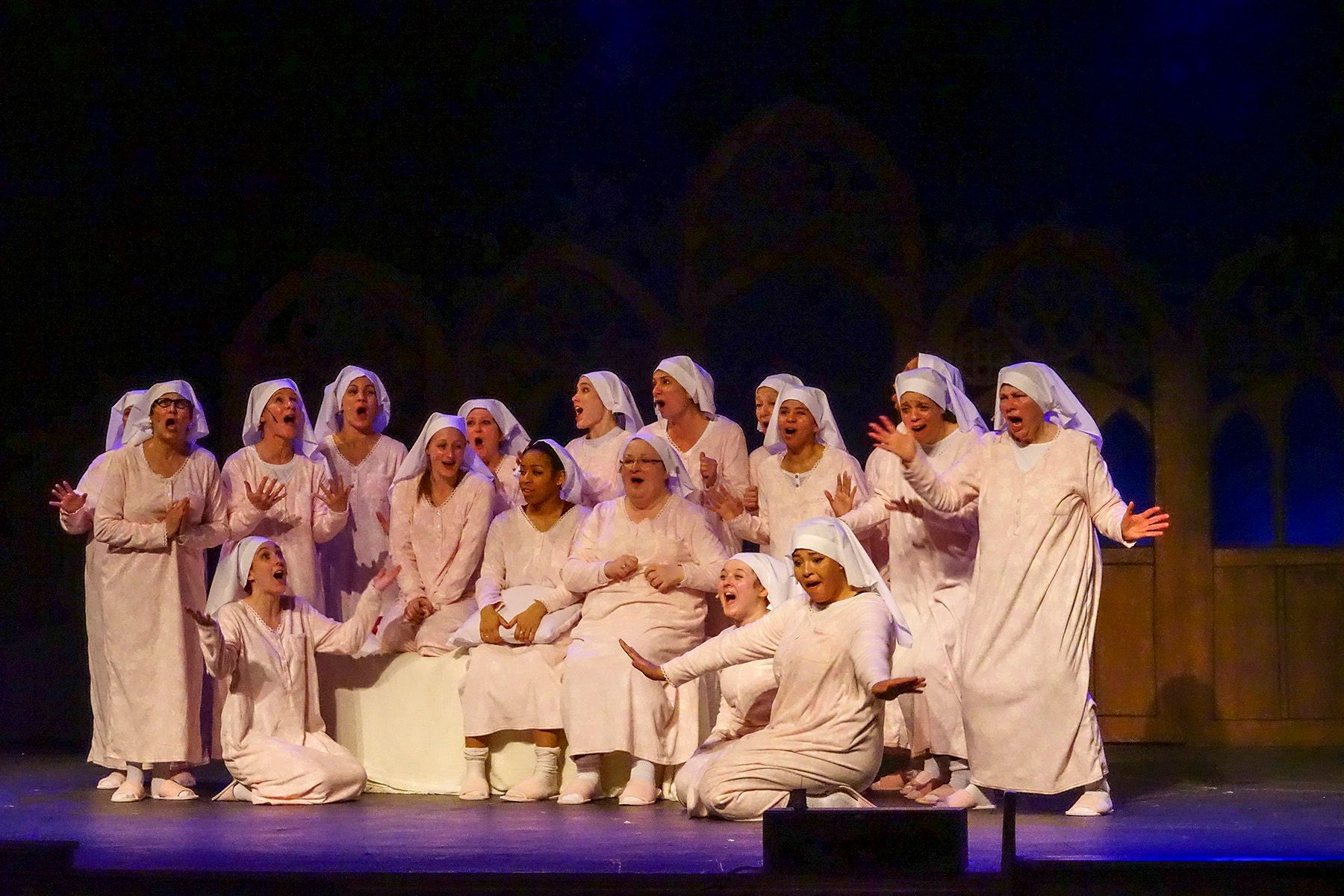 Digital PhotographThomaston, CT Nuns in the Nighttime