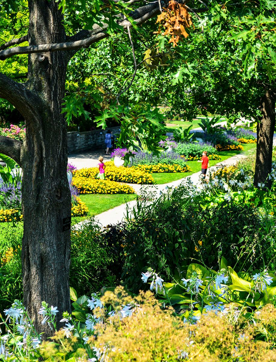 Digital PhotographHamilton, Ontario, Canada People in the Garden