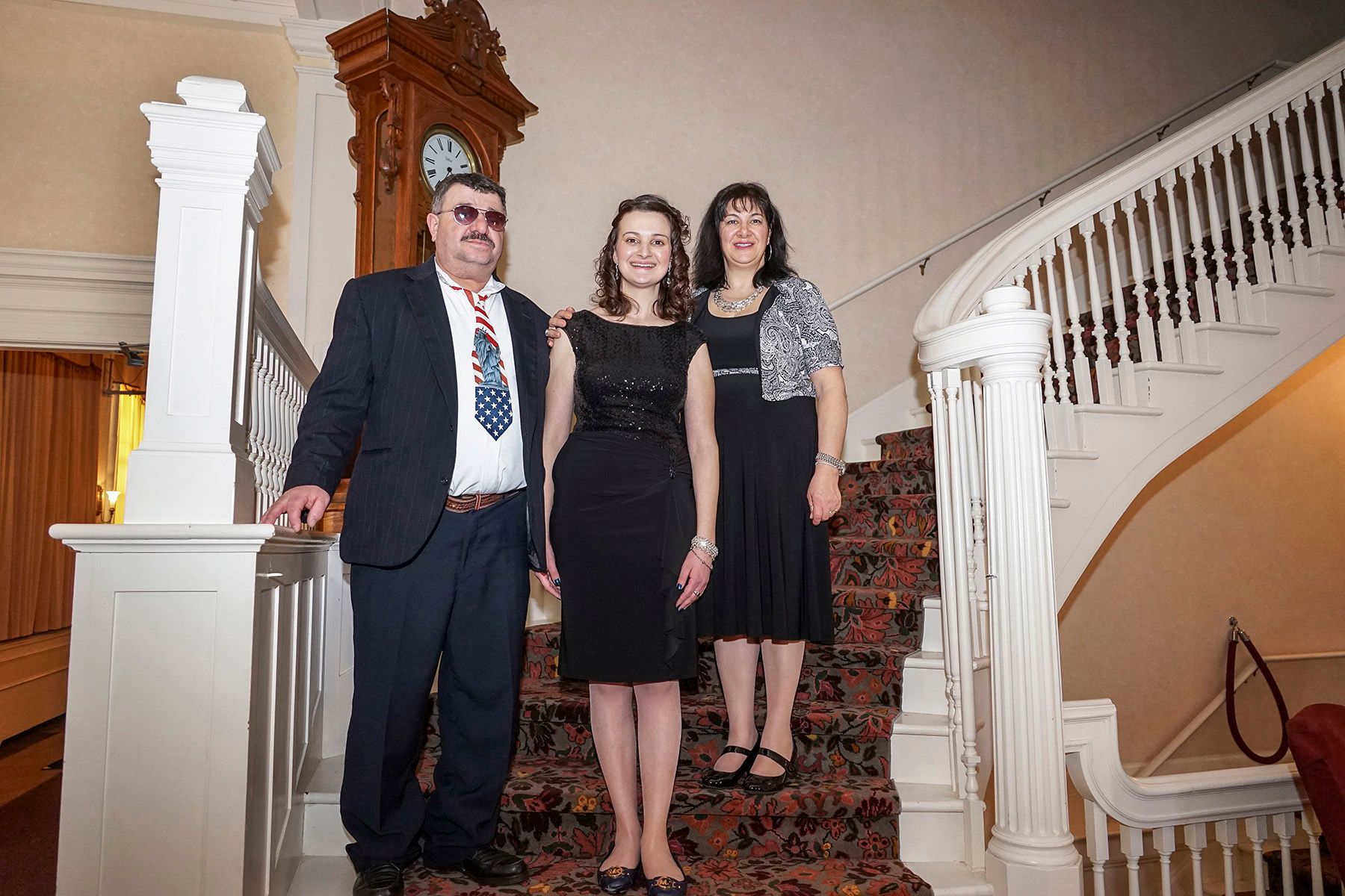Digital PhotographTorrington, CT A Family's Portrait on a Grand Staircase