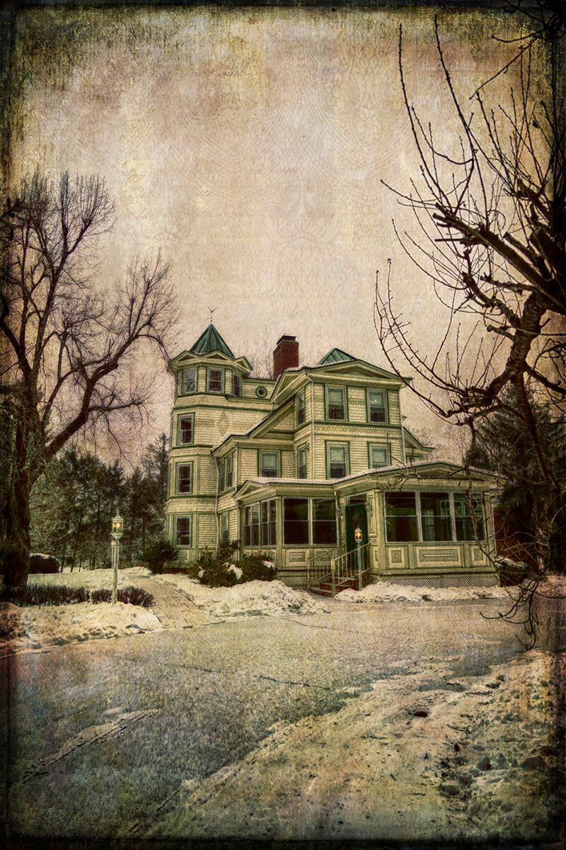 Digital Textured PhotographSimsbury, CT An Inn on a Winter's Night