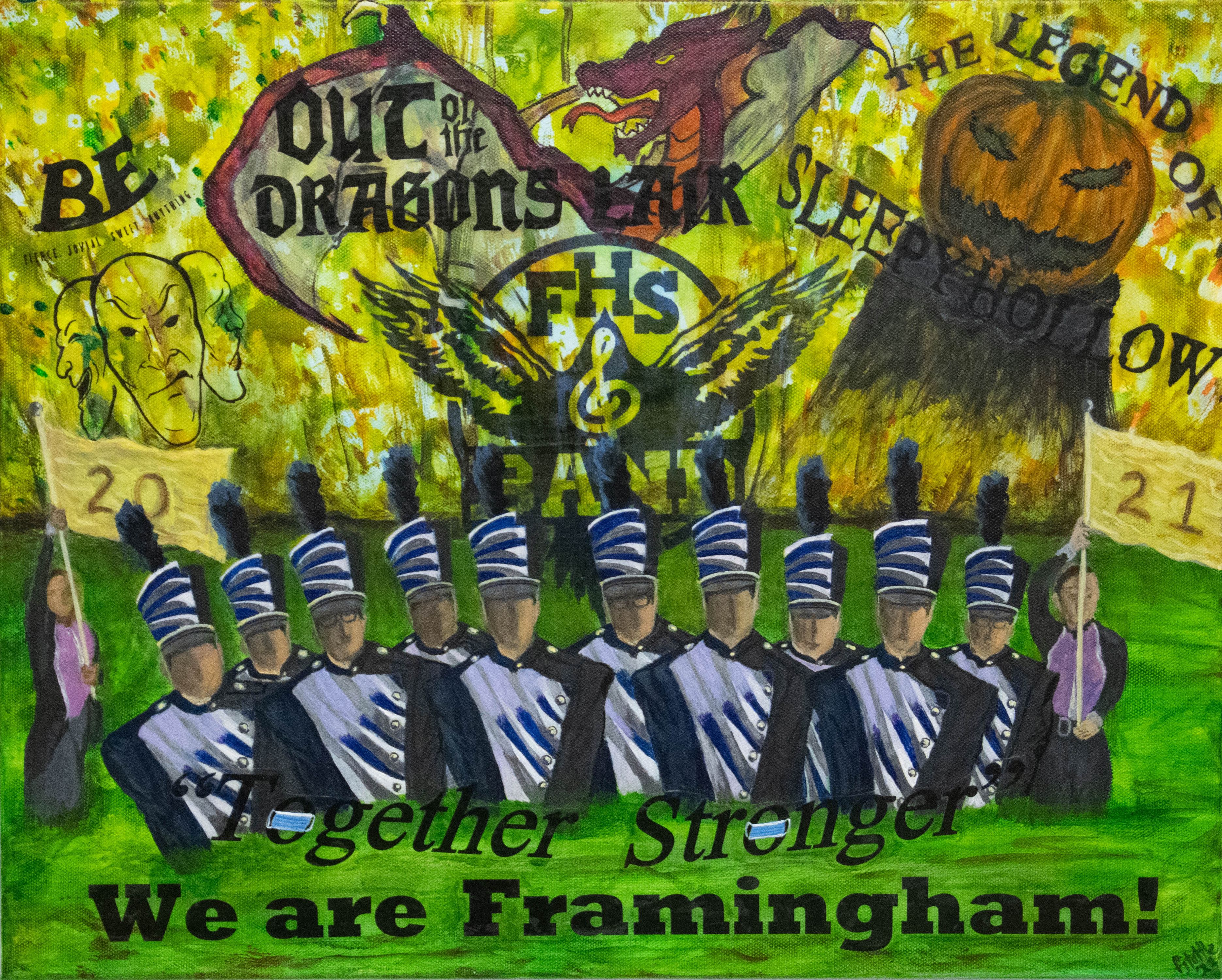 16x20 Acrylic on Canvas Together Stronger FFMB 2021