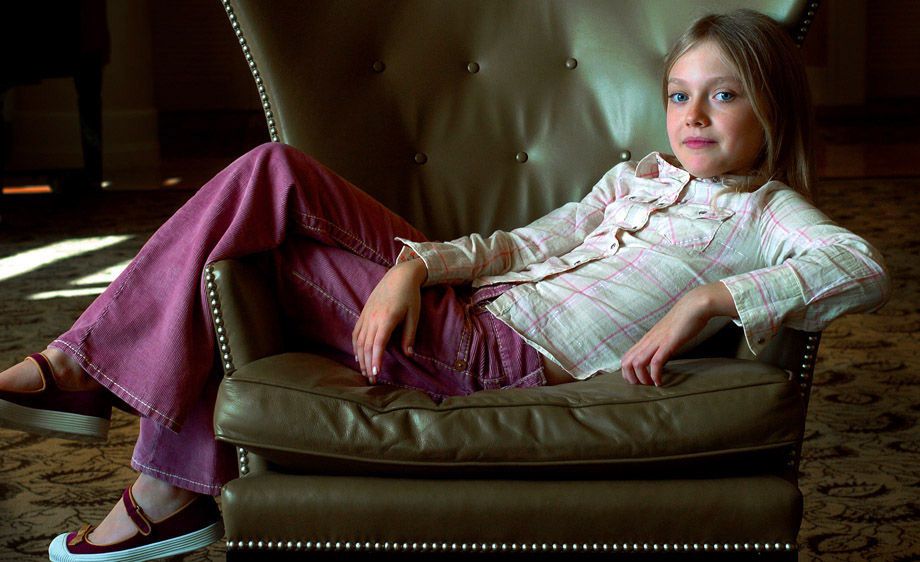 A young Dakota Fanning. DAKOTA FANNING