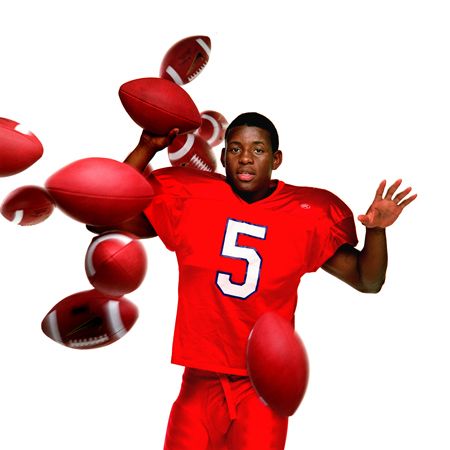 Standout high school QB Al Pinkins. HIGH SCHOOL QB