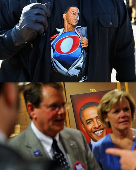 The omnipresent Barack Obama brand in late 2008. OBAMA BRAND