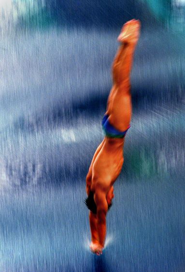 Diving competition during the Atlanta Summer Olympic Games. OLYMPIC DIVING