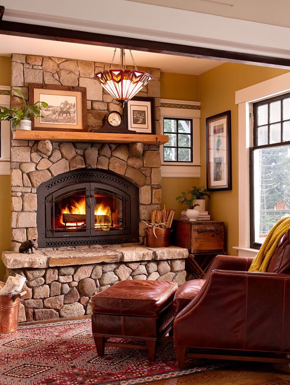 Fiona Stone Fireplace