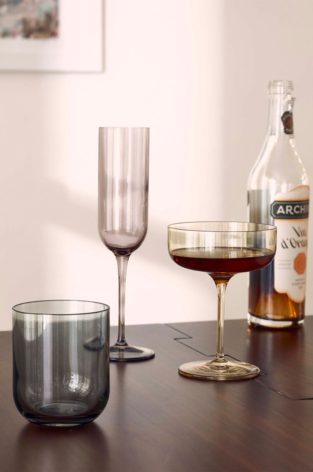 Modern colored glasses 