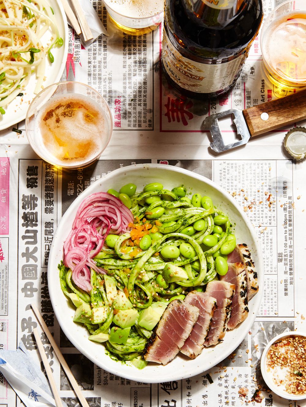 Noodle Bowl with Seared Ahi