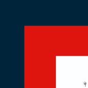 NESTING SQUARES Navy/Red/White