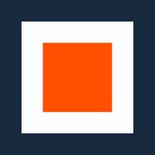 SQUARES Brilliant Blue/Navy/Orange