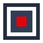 SQUARES Red/Navy/Navy