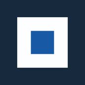 SQUARES Navy/White/Mediterranean Blue