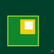 SQUARES Evergreen/Lime