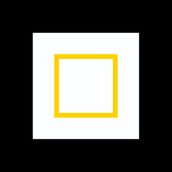 SQUARES Black/White/Yellow