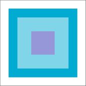 SQUARES Aqua/Wisteria