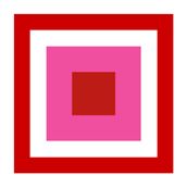 SQUARES Red/Pink/Red