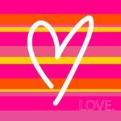 JUST LOVE Pink Stripes