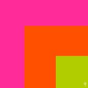 NESTING SQUARES Pink/Orange/Lime