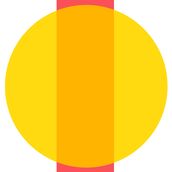 INTERSECTION Yellow/Coral