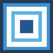 SQUARE MAZE Navy/French Blue