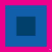 SQUARES Pink/Navy