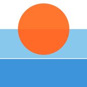 RISING SUN Tangerine/Blue