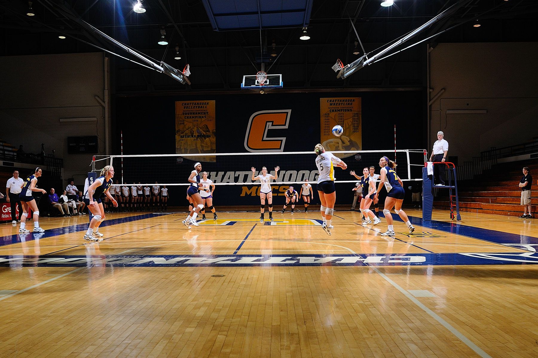 NCAA VOLLEYBALL:  SEP 10 Tennessee Tech at UT-Chattanooga