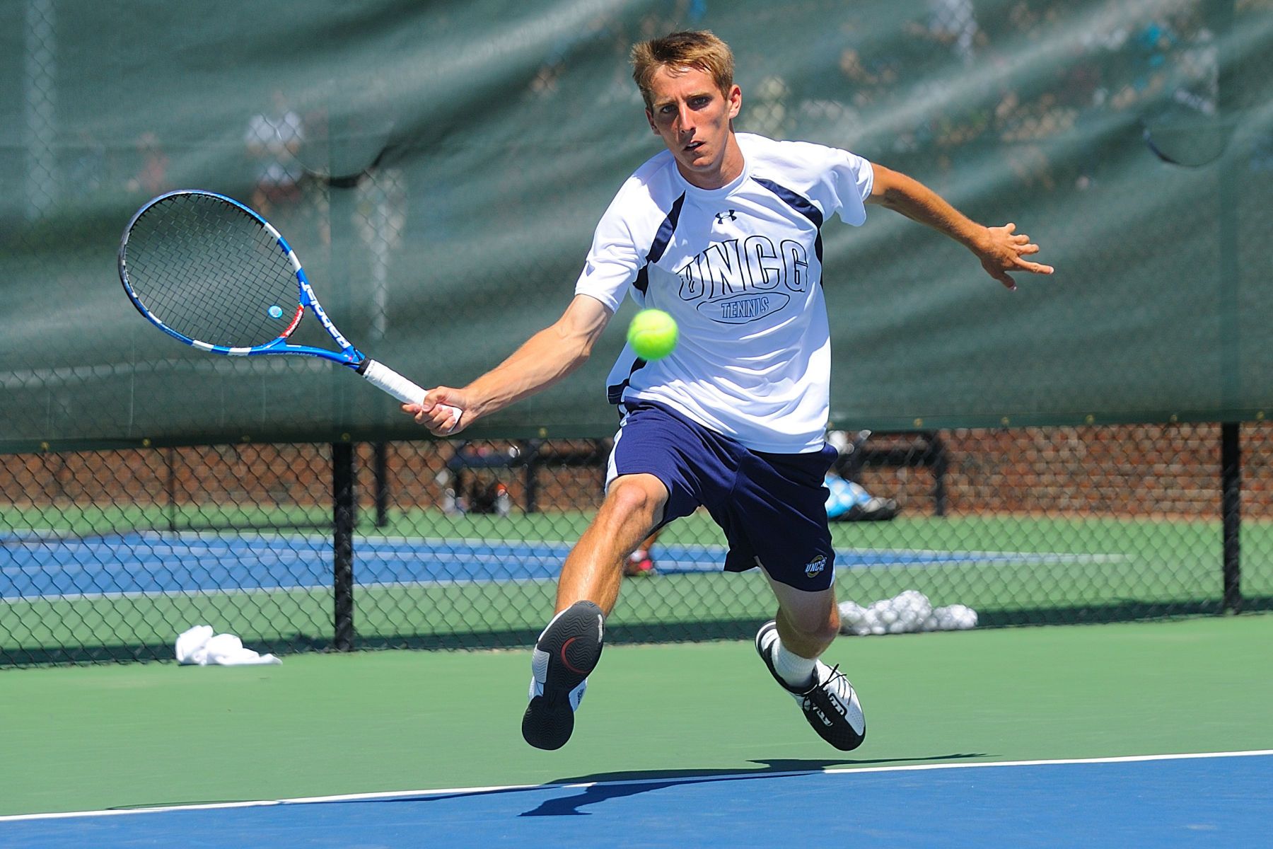 NCAA TENNIS:  APR 07 Samford at UNC Greensboro