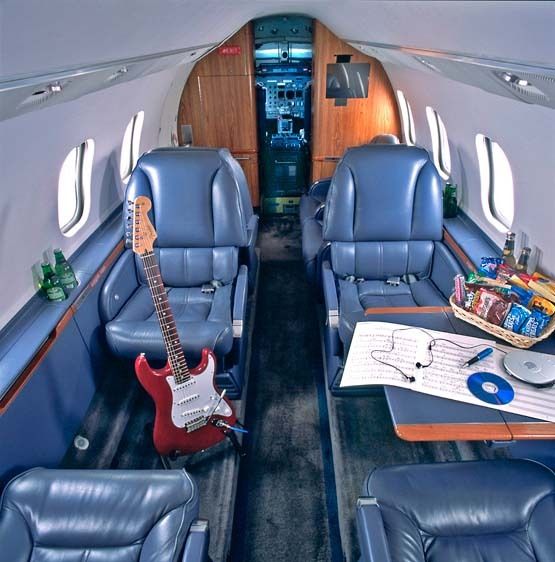 Gulfstream jet interior