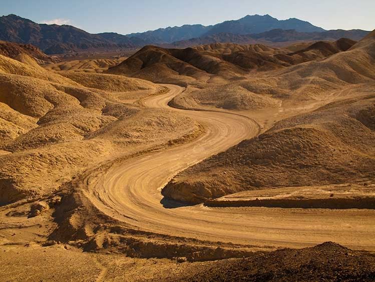 Death Valley road