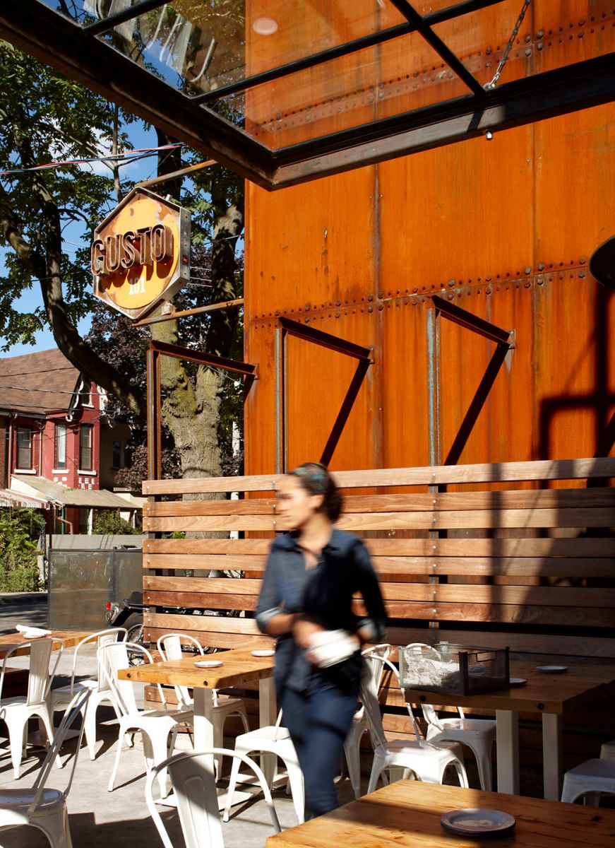 Gusto Restaurant Toronto Patio