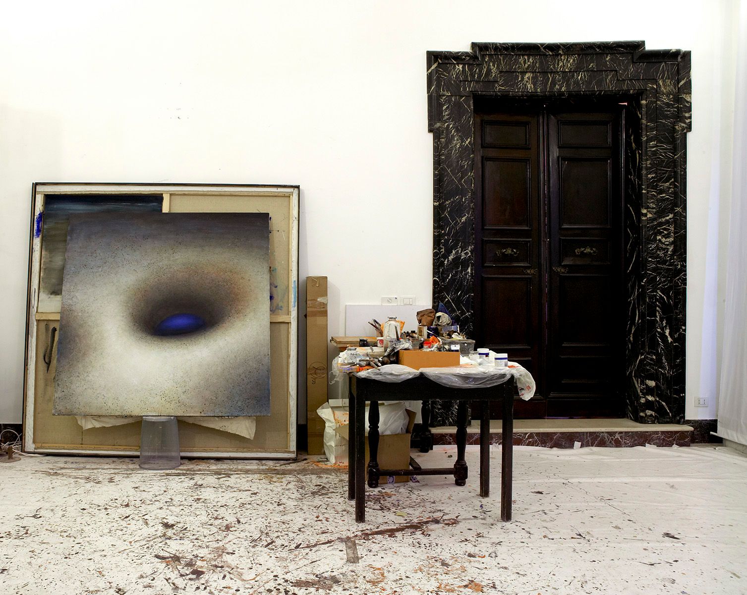 Janne Greibesland Painter Rome Studio