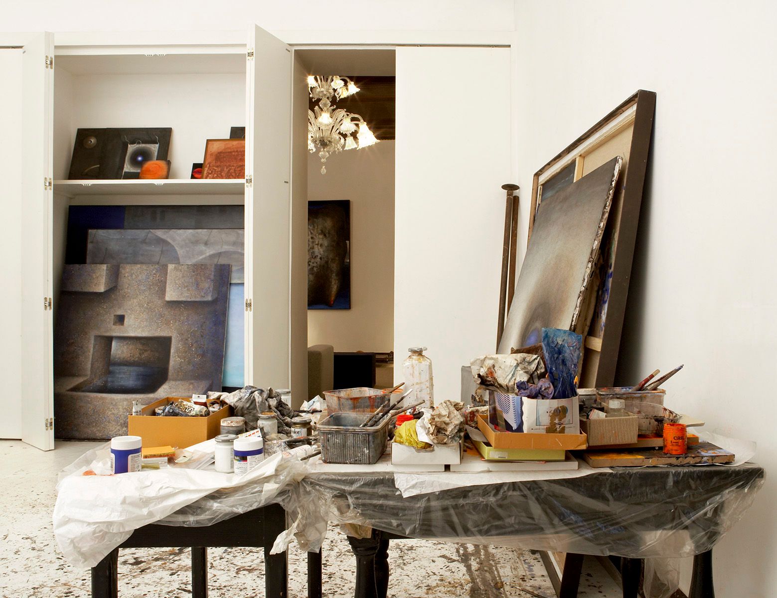 Janne Greibesland Painter Rome Studio