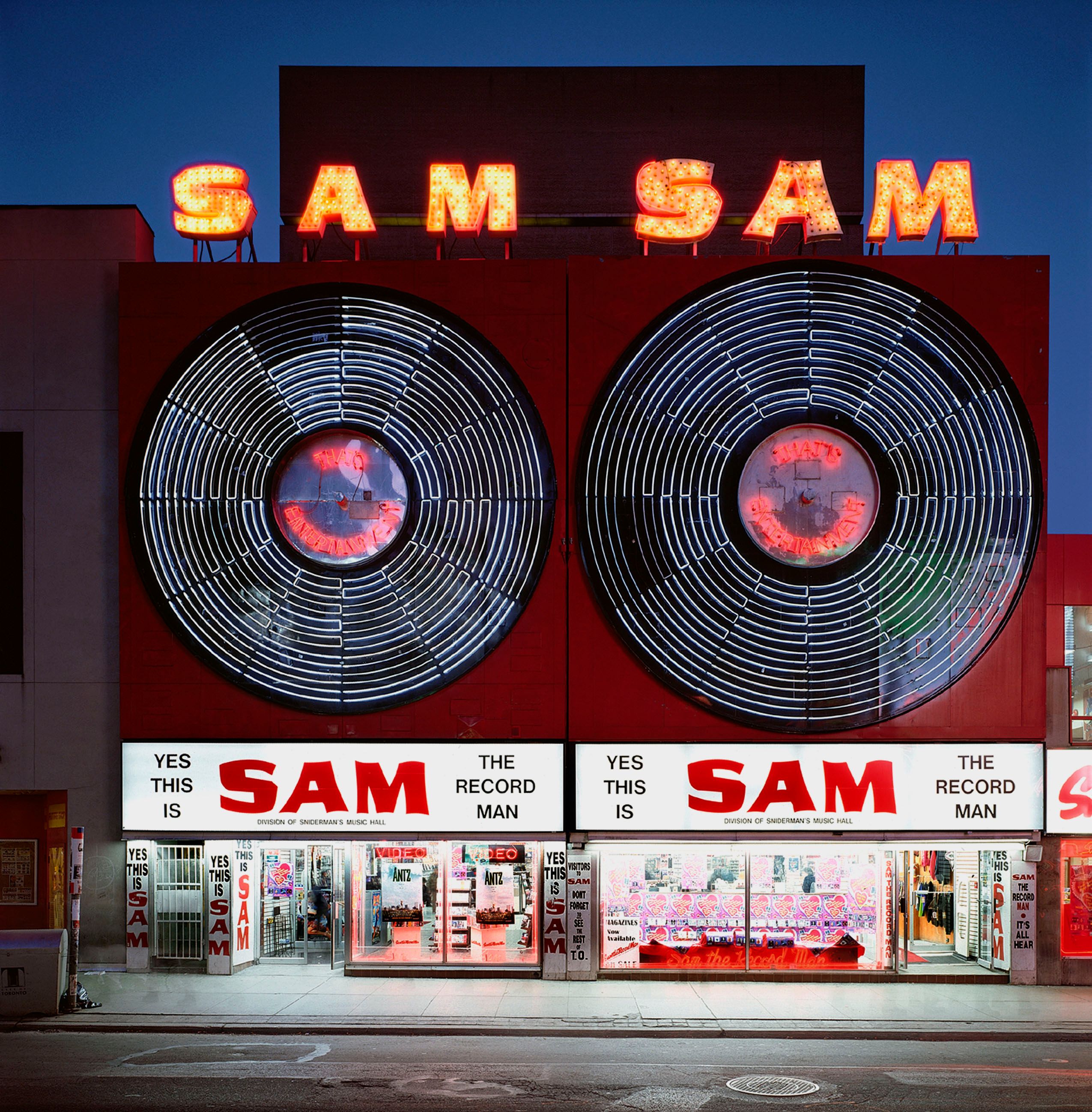 Sam the Record Man Yonge Street Toronto