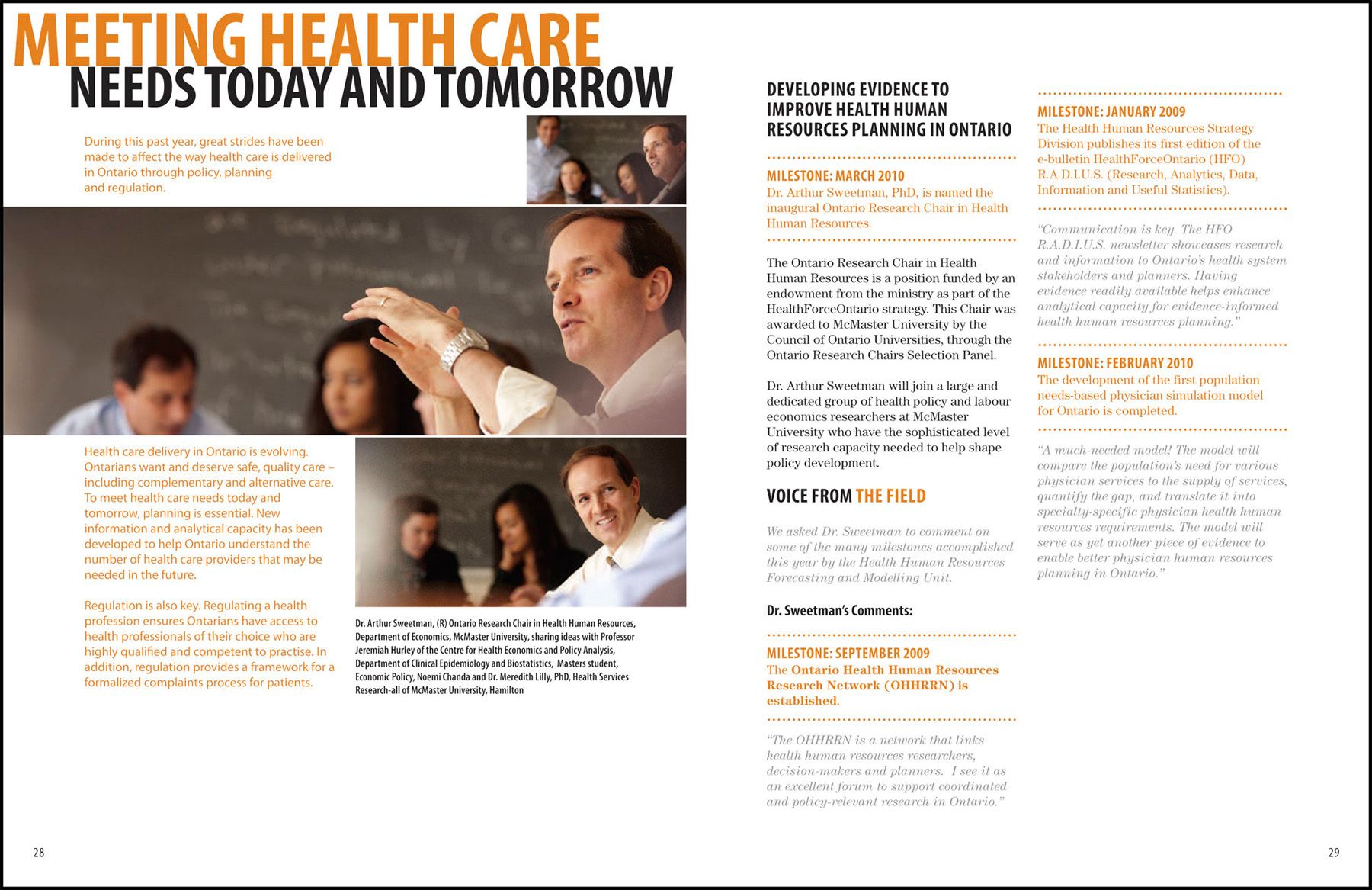 Ontario Health Human Resources Report