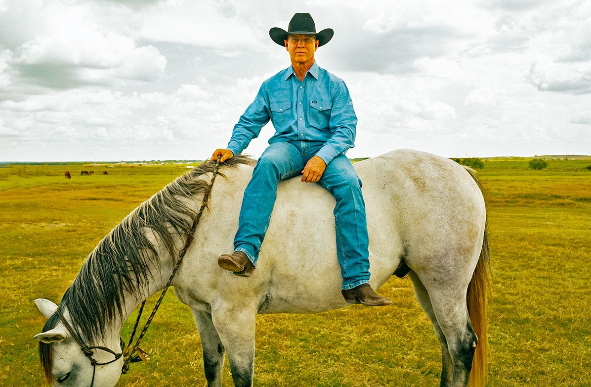 Jim-Sharp - at his Texas ranch