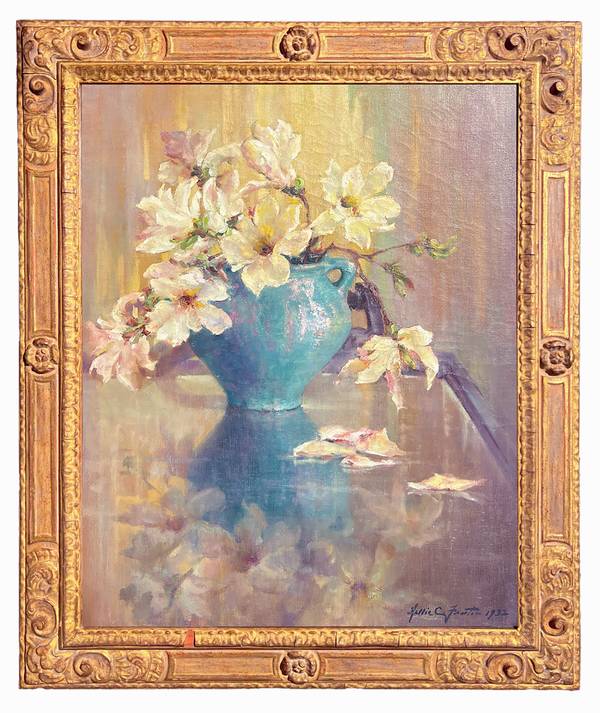 Hallie Elizabeth Champlin (Hyde) Fenton Magnolias in a Vase, 1932
