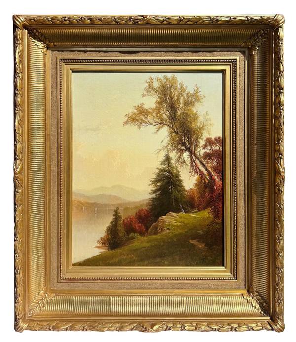 George Henry Smillie Early Autumn by the River, 1866