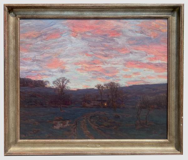 Charles Harold Davis Sundown under a Blazing Sky