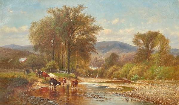 James McDougal Hart The Watering Place