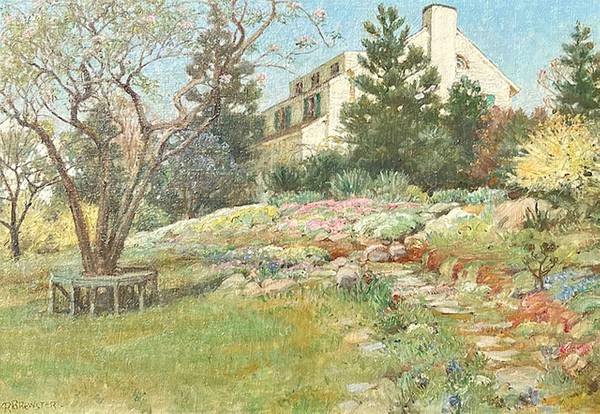 Anna Richards Brewster A Rock Garden In Scarsdale