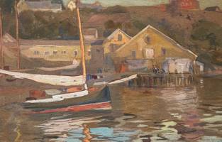 Rhoda Holmes Nicholls Harbor Scene, Gloucester, MA