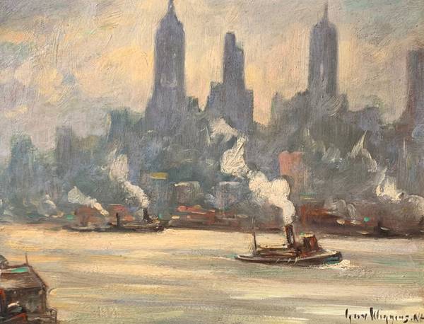 Guy Carleton Wiggins Morning on the River, c. 1935-41