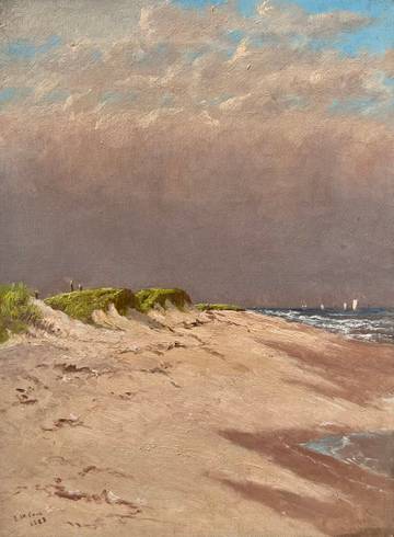 Edith Walker Cook New Jersey Shoreline, 1863