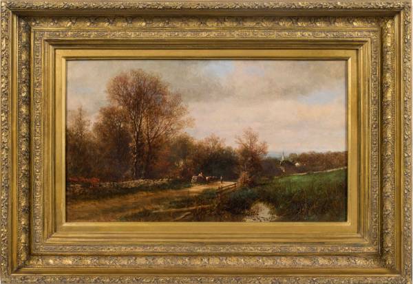 James McDougal Hart A Day in November, 1863 framed